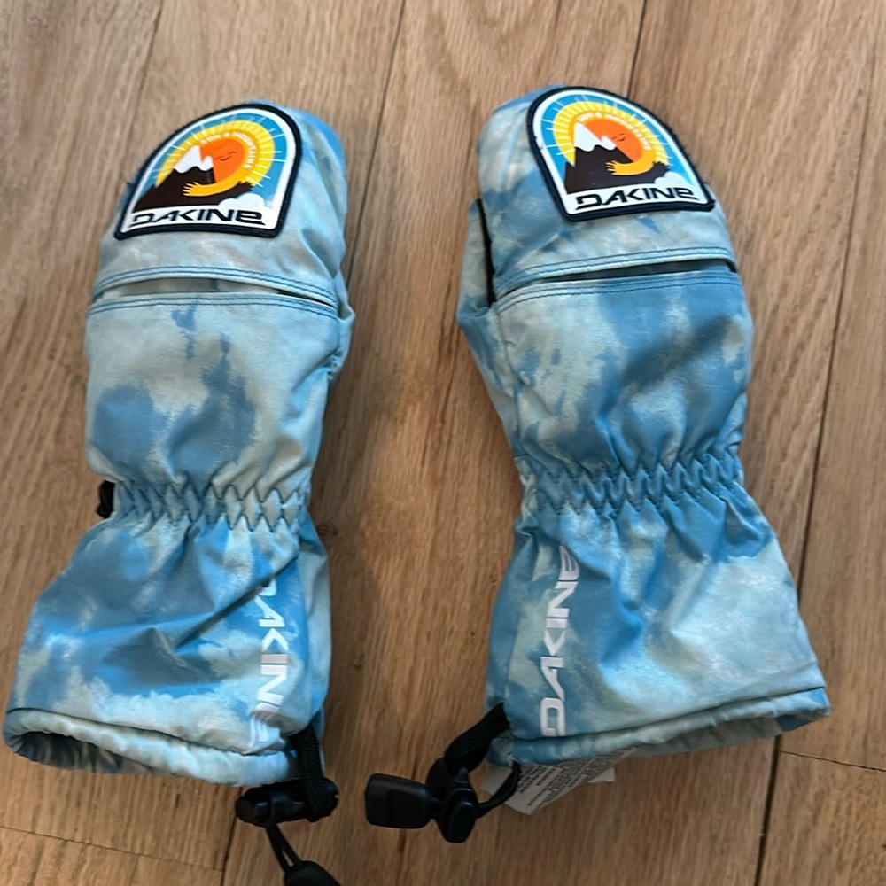 Kids ski mittens